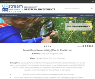 Upstreaminvestments.org(Upstream Investments) Screenshot