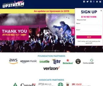 UpstreammusicFest.com(Upstream) Screenshot