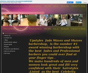 Upstylesfws.com(Upstyles fws Barbershop) Screenshot