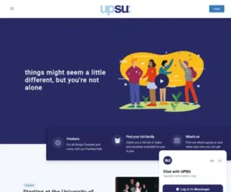 Upsu.com(The University of Plymouth Students' Union) Screenshot