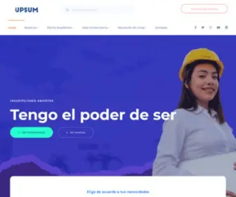 Upsum.edu.mx(Universidad Privada De Sur de México) Screenshot