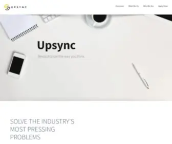 Upsync.org(Change the way you view your everyday problems) Screenshot