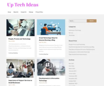Uptechideas.com(Up Tech Ideas) Screenshot