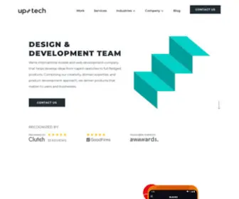 Uptech.team(Mobile and web app development company) Screenshot