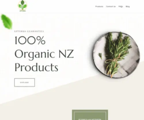 Upterra.co.nz(Home) Screenshot