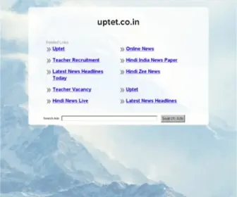 Uptet.co.in(Uptet) Screenshot