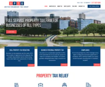 UPTG.com(Arlington Texas Property Tax Consulting Services) Screenshot