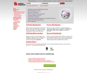 Uptimeinspector.com(Server Monitoring Service) Screenshot