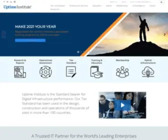 Uptimeinstitute.org(Data Center Authority) Screenshot