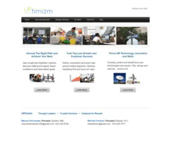 Uptimizm.net(Improving your decision) Screenshot