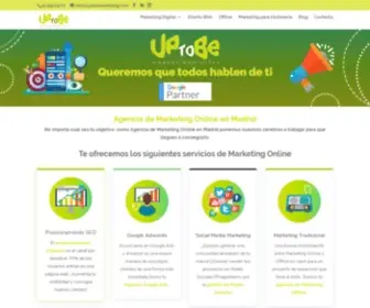 Uptobemarketing.com(Agencia de Marketing Digital especialista en) Screenshot
