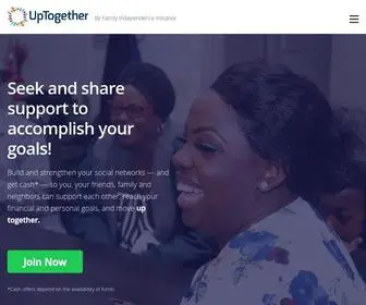 Uptogether.org(By Family Independence Initiative) Screenshot