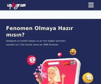 Uptogram.com(Yeni Nesil Sosyal Medya Hizmetleri) Screenshot