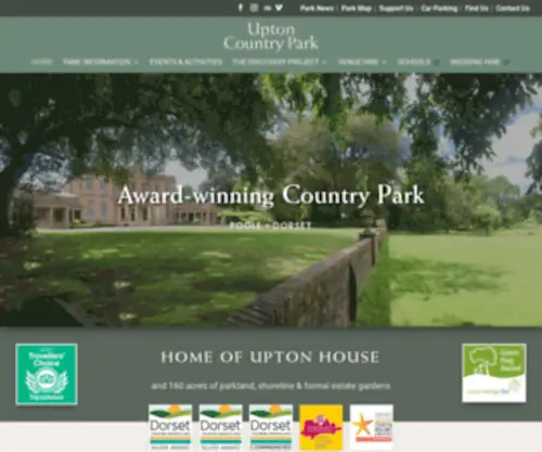 Uptoncountrypark.com(Upton Country Park) Screenshot