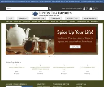 Uptontea.com(Loose Leaf Tea From Around The World) Screenshot