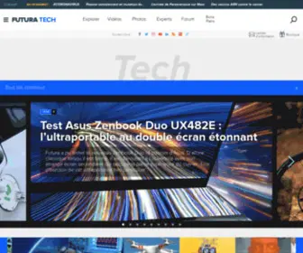 Uptotech.com(Actualité Informatique par Futura) Screenshot