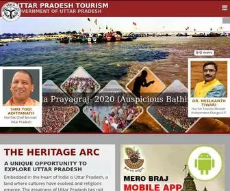 Uptourism.gov.in(Uttar Pradesh Tourism) Screenshot