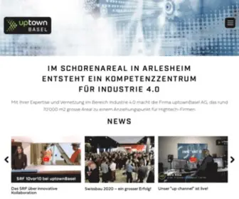 Uptownbasel.ch(Industrie 4.0 in Arlesheim) Screenshot