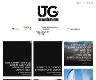 Uptowngentlemen.com(The lifestyle site for the discerning) Screenshot