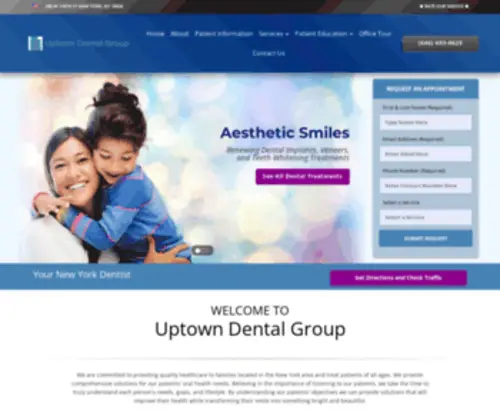 UptownnyCDental.com(UptownnyCDental) Screenshot