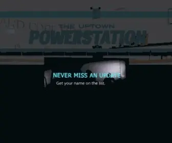 Uptownpower.com(The Uptown POWERSTATION) Screenshot