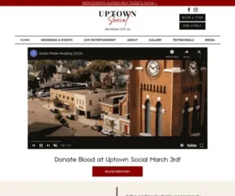 Uptownsocialmc.com(This historic building) Screenshot