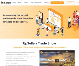 Uptradeshow.com(UpSellerr Trade Show) Screenshot