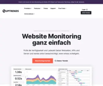 Uptrends.de(Website Monitoring und Web Performance Monitoring) Screenshot