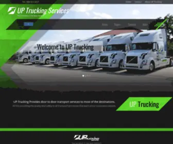 Uptrucking.com(UP Trucking Services) Screenshot