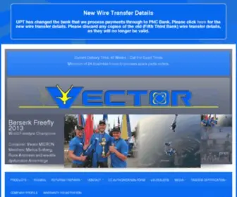 Uptvector.com(United Parachute Technologies) Screenshot