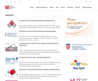 Upuhh.hr(Udruga poduzetnika u hotelijerstvu Hrvatske) Screenshot