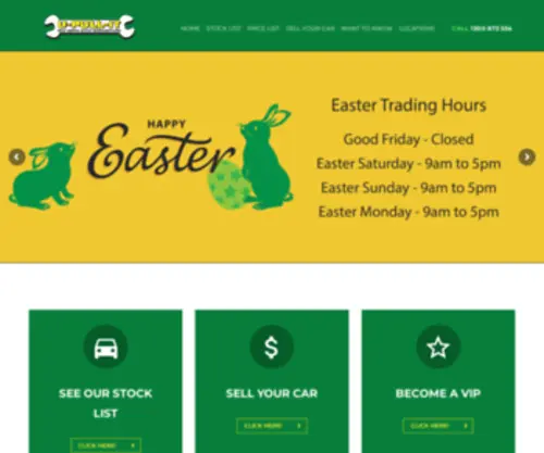 Upullit.com.au(Self-serve Auto Wrecker & Recycler) Screenshot