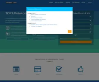 Upulsa.com(Top Up Pulsa Online Murah Terlengkap & Terpercaya) Screenshot