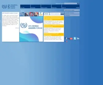 Upu.org(The public Website of the Universal Postal Union (UPU)) Screenshot