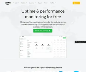 Upzilla.co(Website Uptime Monitoring and Website Performance) Screenshot