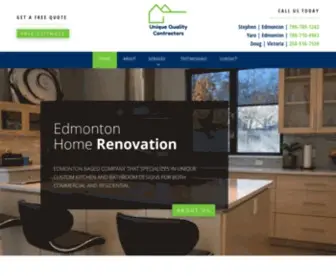 Uquality.ca(Unique Quality Contractors) Screenshot