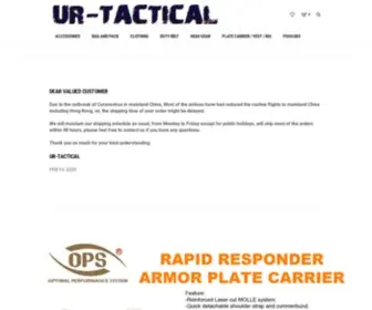 UR-Tactical.com(Home) Screenshot