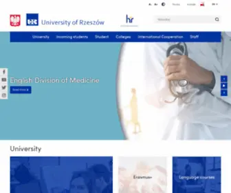 UR.edu.pl(Uniwersytet Rzeszowski) Screenshot