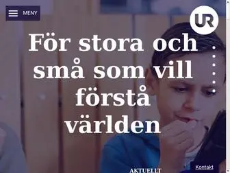 UR.se(Startsida) Screenshot
