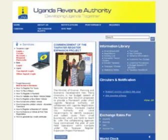 Ura.go.ug(Uganda Revenue Authority) Screenshot