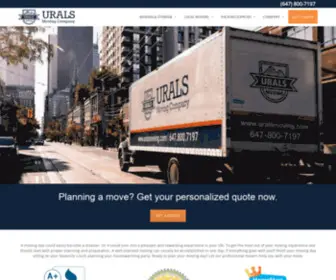 Uralsmoving.com(Urals Moving Company) Screenshot