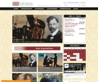 Urania-NF.hu(Uránia nemzeti filmszínház) Screenshot