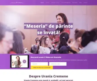 Uraniacremene.ro(Participa la seminariile online de parenting) Screenshot