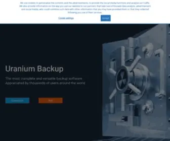 Uranium-Backup.com(Uranium Backup) Screenshot