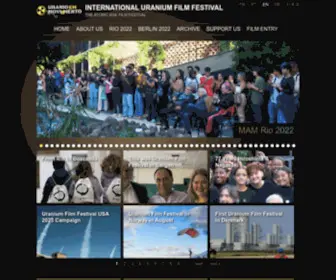 Uraniumfilmfestival.org(International Uranium Film Festival) Screenshot