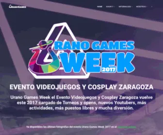 Uranogames.com(Evento Videojuegos y Cosplay Zaragoza) Screenshot