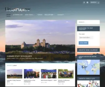 Urantianow.com(A source for discovering the Urantia community) Screenshot