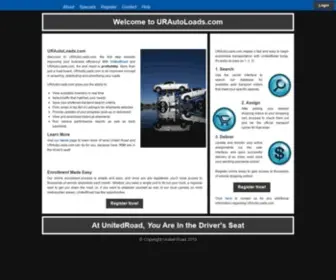 Urautoloads.com(United Road Auto Loads) Screenshot