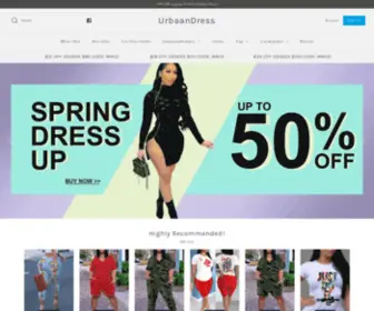 Urbaandress.com(Ladies Online Clothing Fashion Boutique) Screenshot