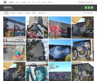 Urbacolors.com(Street art) Screenshot